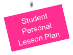 Student Personal Lesson Plan